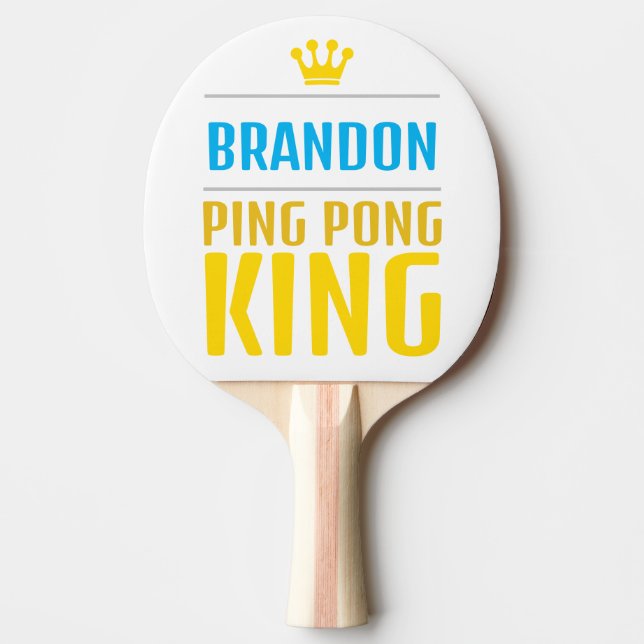 Brandon Ping Pong Paddle (Front)