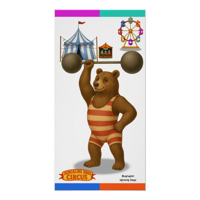 Brandon, strong bear poster (Front)