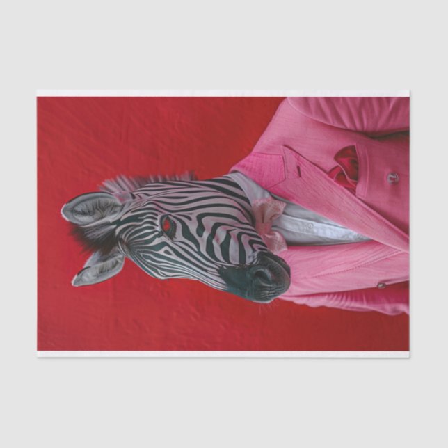 Brandon the Zebra Tissue Paper (Front)