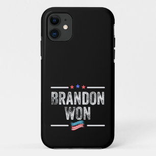 brandon won, brandon won funny, brandon won americ iPhone 11 case