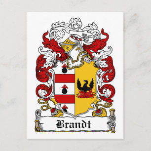 Brandt Family Crest Postcard
