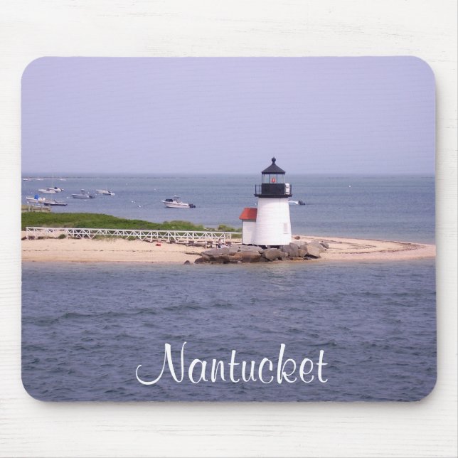 Brandt Point Lighthouse Nantucket MA Mousepad (Front)