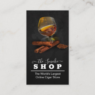 Brandy / Cigars Store Business Card