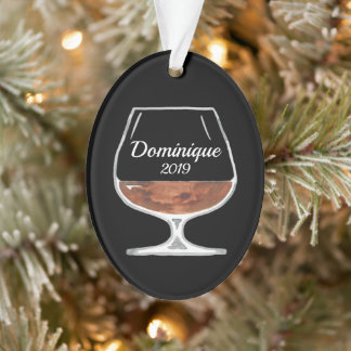 Brandy or Bourbon Personalised Ornament