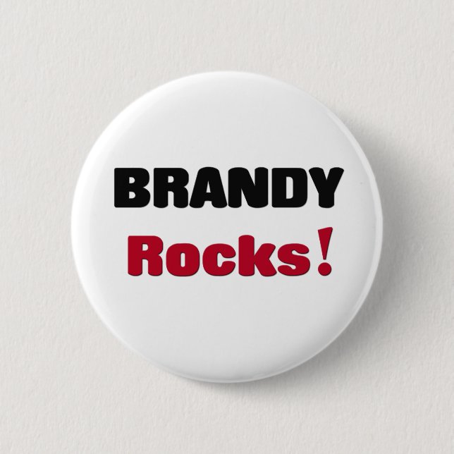 Brandy Rocks 6 Cm Round Badge (Front)