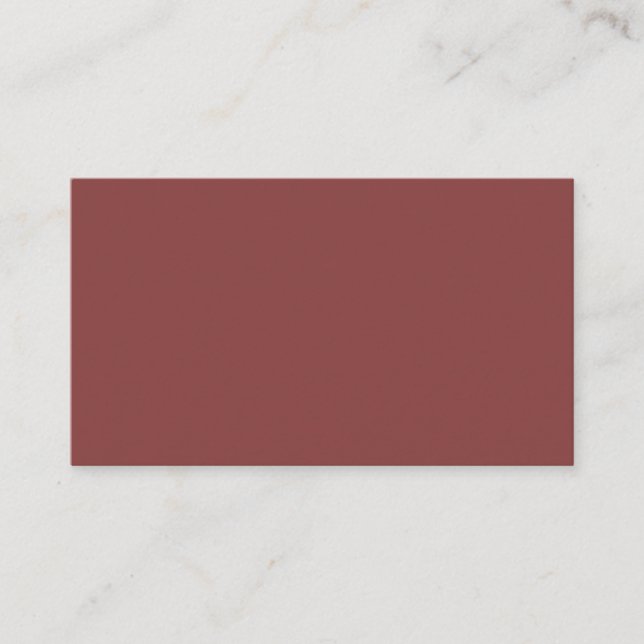  Brandy  (solid colour)  Business Card (Front)