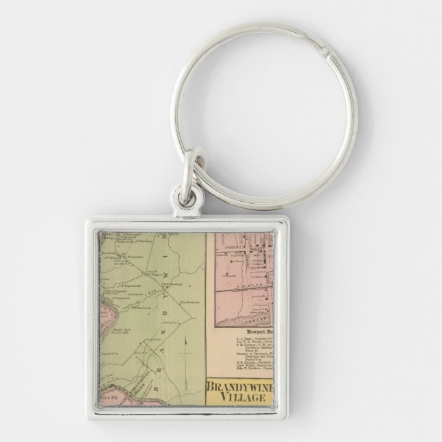 Brandywine Banks Key Ring (Front)