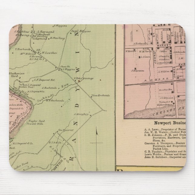 Brandywine Banks Mouse Mat (Front)