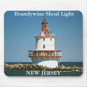 Brandywine Shoal Light, New Jersey Mousepad