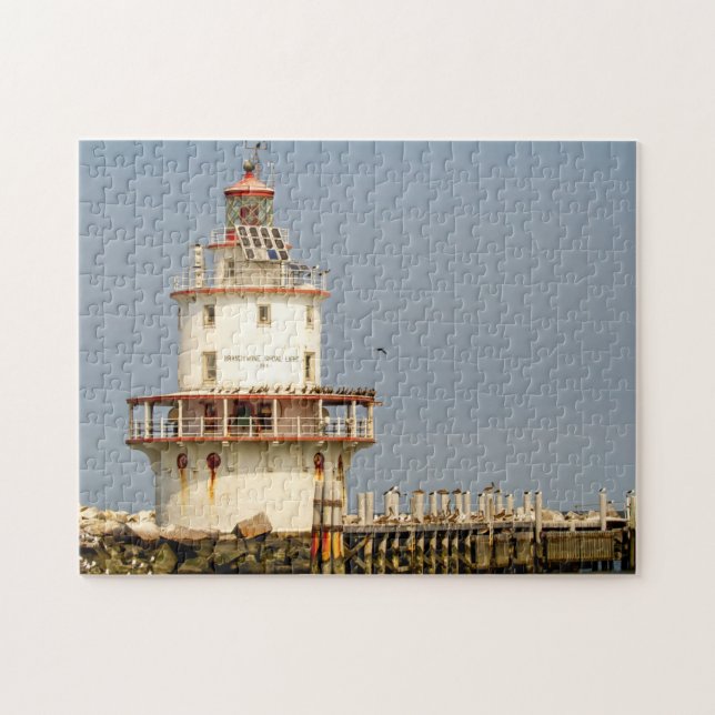 Brandywine Shoal Lighthouse Jigsaw Puzzle (Horizontal)