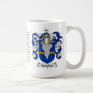 Branham Family Coat of Arms Coffee Mug