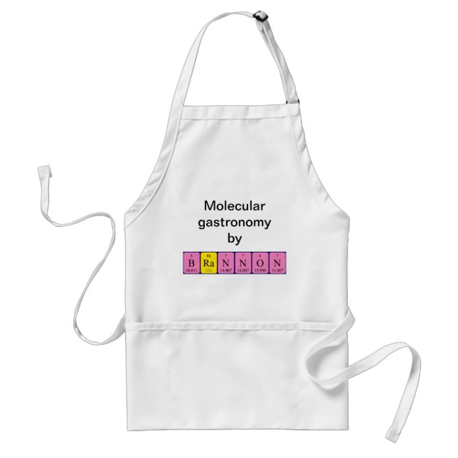 Brannon periodic table name apron (Front)