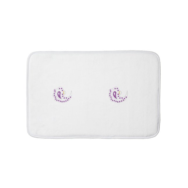 Bransoletka z serduszkiem Style, Light Eggplant Bath Mat (Front)