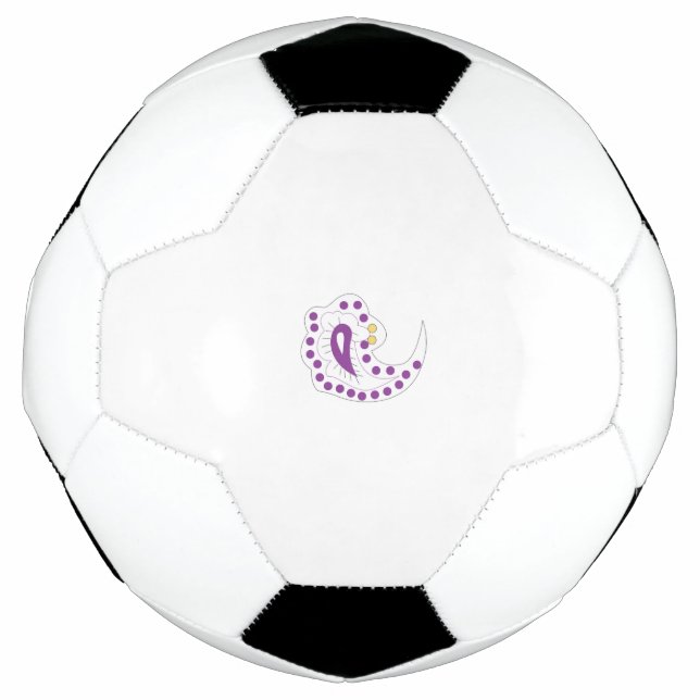 Bransoletka z serduszkiem Style, Light Eggplant Football (Front)
