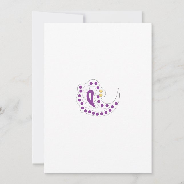 Bransoletka z serduszkiem Style, Light Eggplant Holiday Card (Front)
