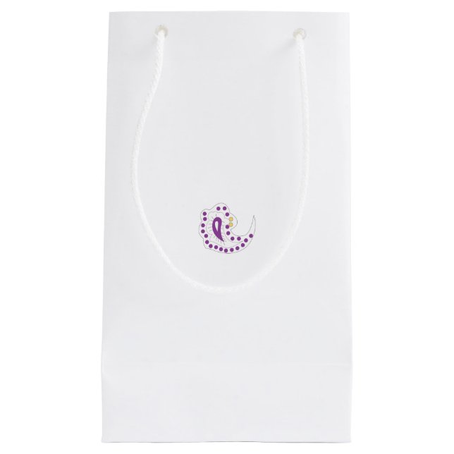 Bransoletka z serduszkiem Style, Light Eggplant Small Gift Bag (Front)