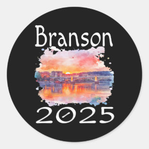 Branson 2025 Matching Family Vacation Group Getawa Classic Round Sticker