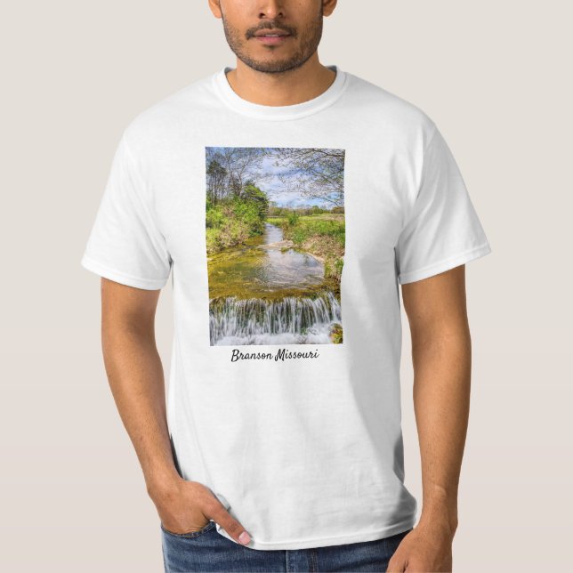 Branson Fall Creek Stream T-Shirt (Front)