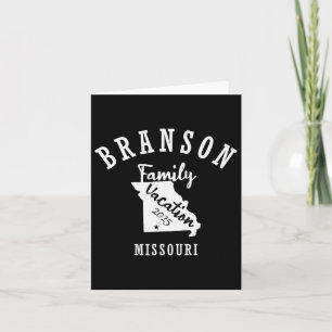 Branson Family Vacation 2025 Branson Family Vacay Card
