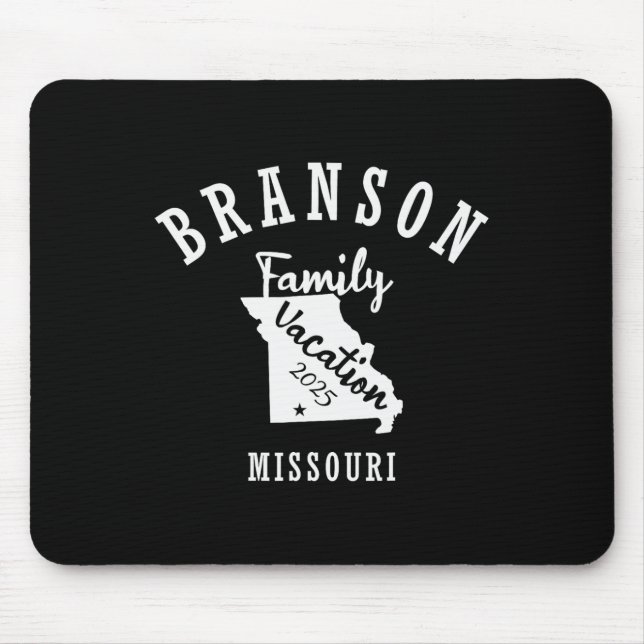 Branson Family Vacation 2025 Branson Family Vacay  Mouse Mat (Front)