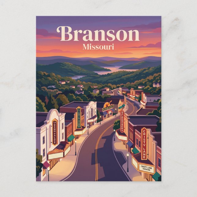 Branson Missouri Postcard (Front)