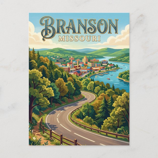 Branson Missouri Postcard (Front)