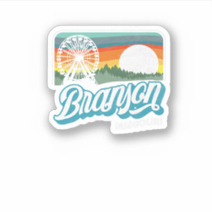 Branson Missouri Vintage 80S Style Retro Distresse