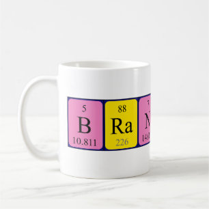 Branson periodic table name mug