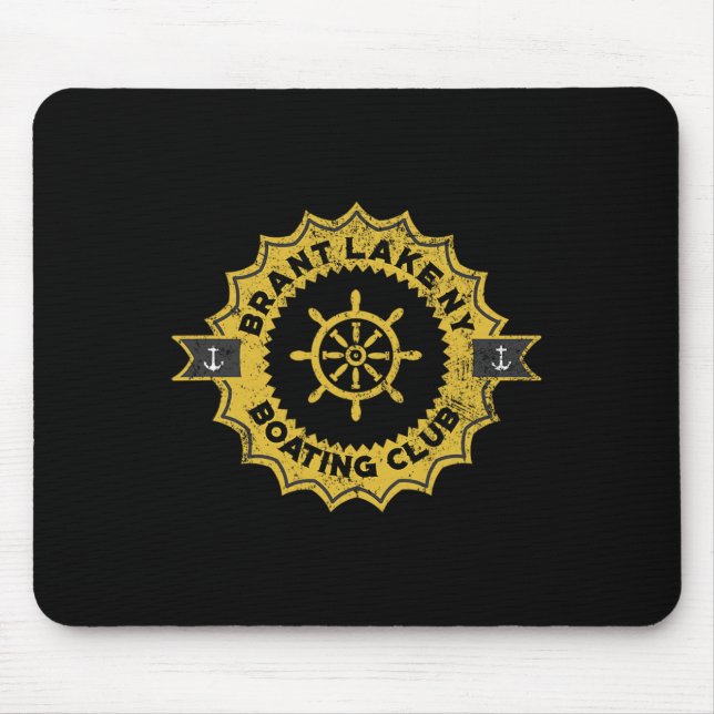 Brant Lake Ny Boating Club  Mouse Mat (Front)