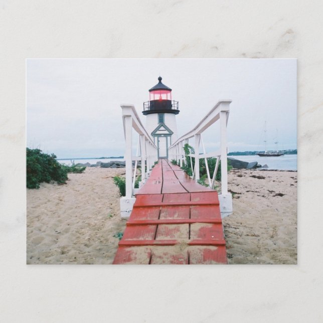 Brant Point at Dusk Postcard (Front)