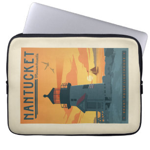 Brant Point Lighthouse   Nantucket MA Laptop Sleeve