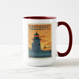 Brant Point Lighthouse Nantucket MA Mug