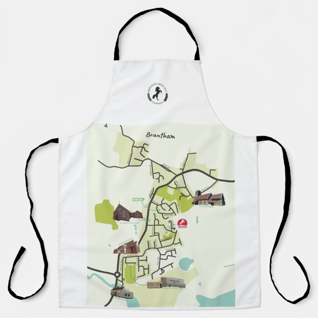 Brantham Map Apron (Front)
