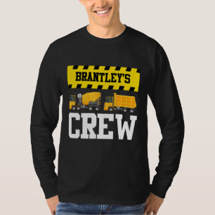 Brantley Construction Crew Custom Dumptruck Dump T T-Shirt