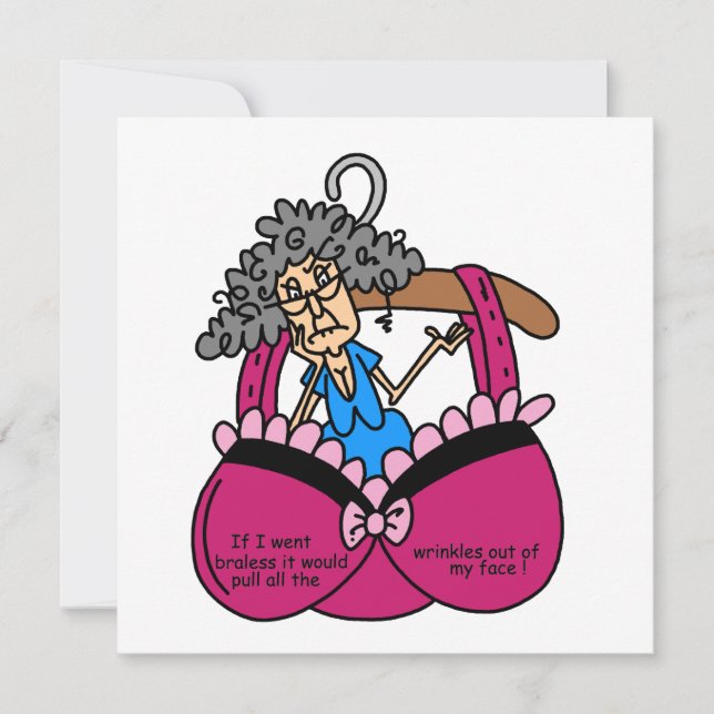 Bras and Wrinkles Humour (Front)