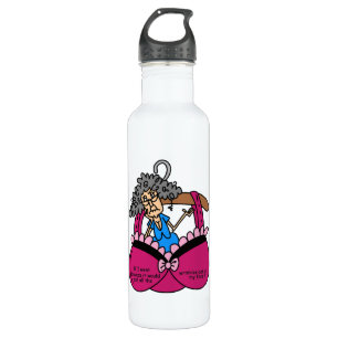 Bras and Wrinkles Humour 710 Ml Water Bottle