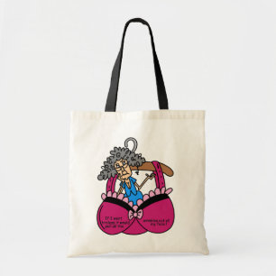 Bras and Wrinkles Humour Tote Bag