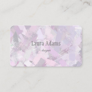 Brash strokes texture business card