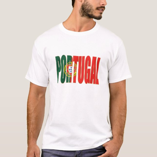 Brasil 2014 Portugal Brazil Copo do Mundo T-Shirt (Front)
