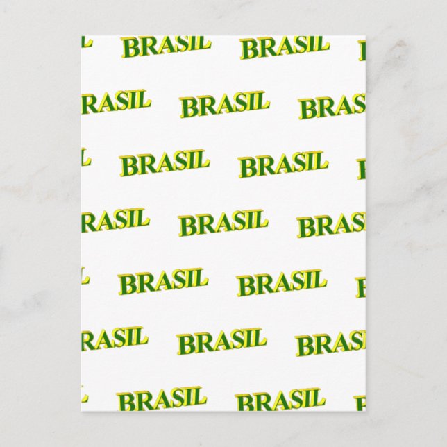 Brasil 3D Postcard (Front)