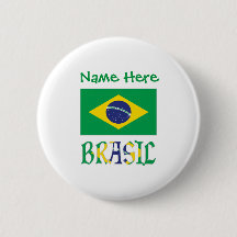 Brasil Bandera do Brasil Green Personalised 