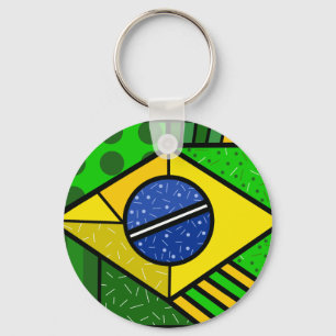 Brasil Brazil brazilian flag Key Ring