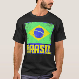 Brasil Brazil Flag Country Brazilian Pride       T-Shirt