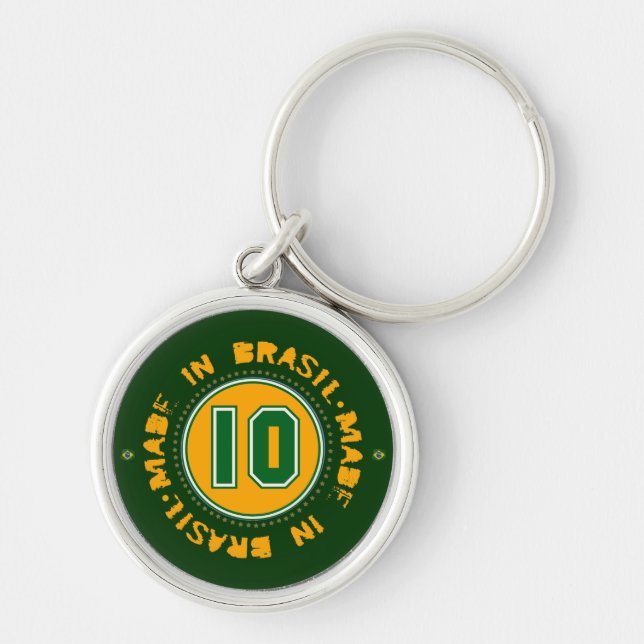 Brasil Brazil Key Ring (Front)