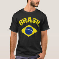 Brasil Brazilian National Flag Vintage Patriotic F