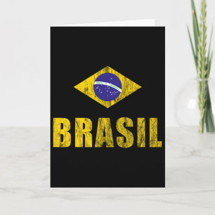 Brasil Design Brazilian Apparel Clothing Outfits F Card
