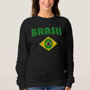 Brasil Fan Brazil Retro Soccer Vintage Brazilian F Sweatshirt