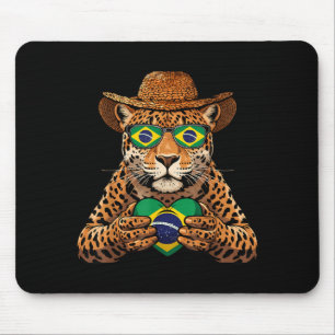 Brasil Flag Brazilian Pride Brasilian Roots Brazil Mouse Mat