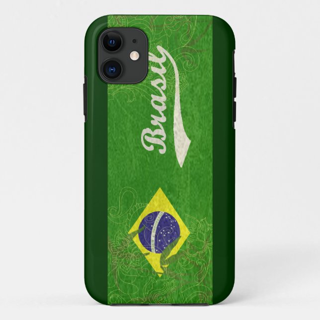 Brasil Flag Case-Mate iPhone Case (Back)