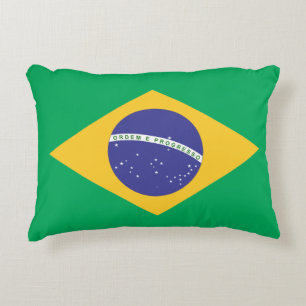 Brasil flag decorative cushion